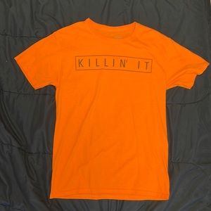 Fashion Nova Orange Oversized Tee